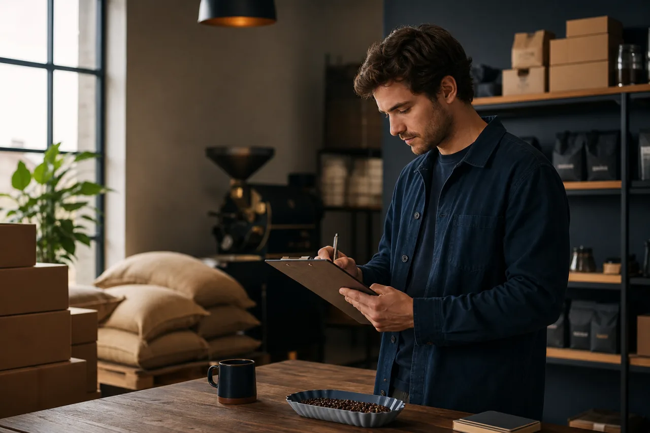 1. Confirma el proveedor y las cantidades entrantes — guía práctica de Suite.coffee