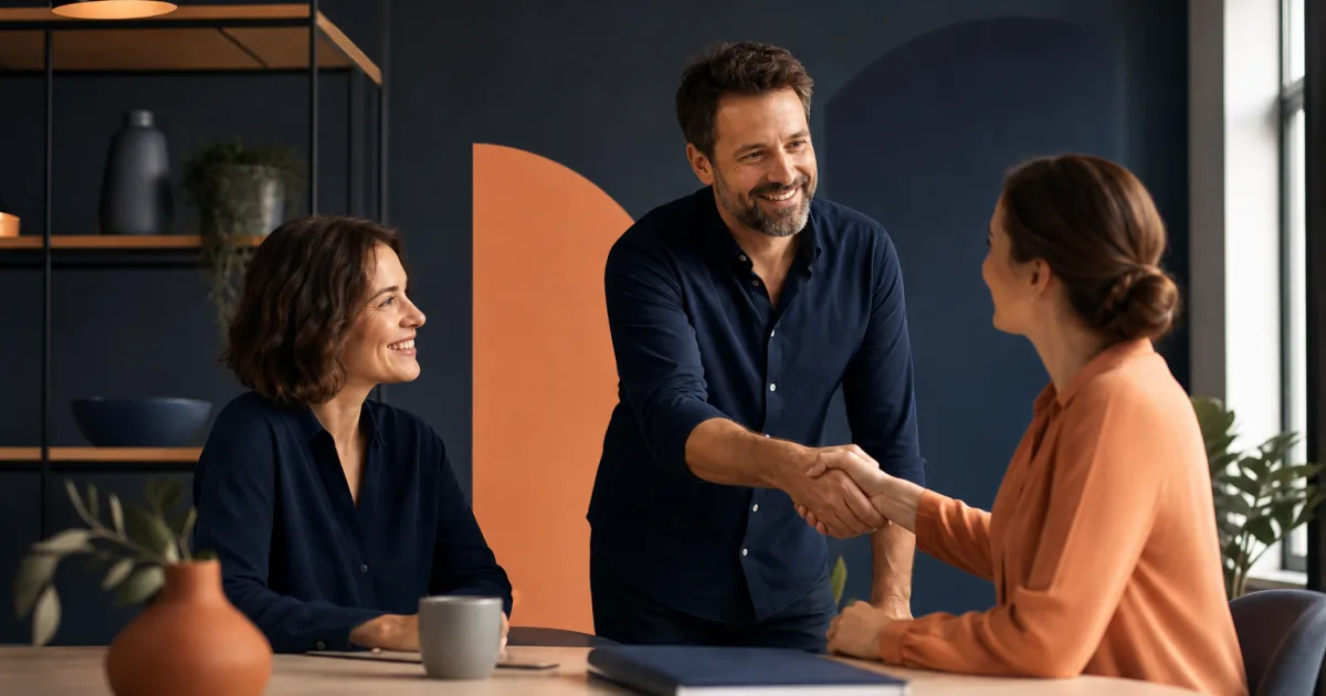 Flujo de trabajo de un pequeño negocio que conecta clientes, citas y facturación